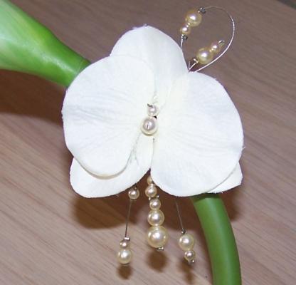 Bijou cheveux mariage orchidée