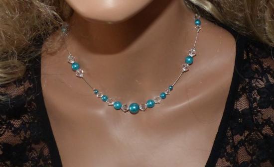 Collier turquoise cristal