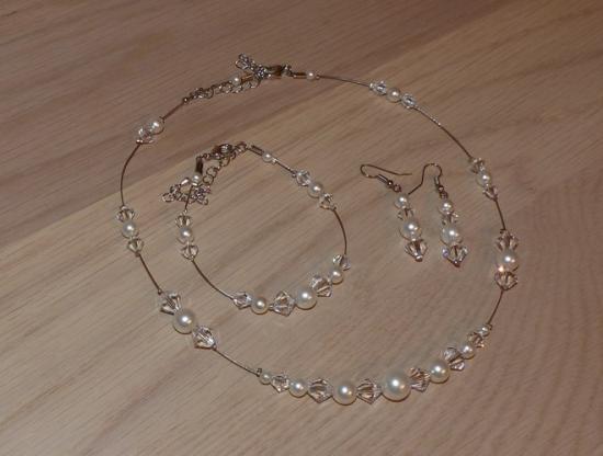 Collier marige blanc