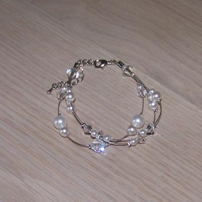 bracelet mariage blanc