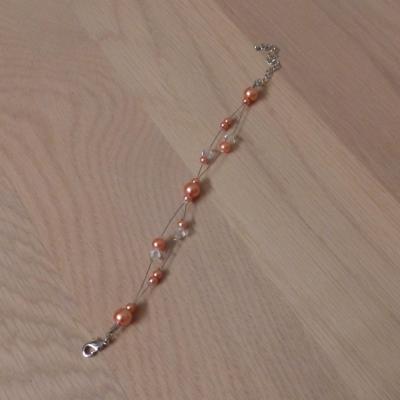 Bracelet mariage, bracelet corail
