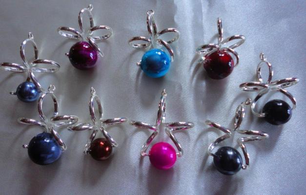 Pendentif avec perle au choix, pendentif mariage