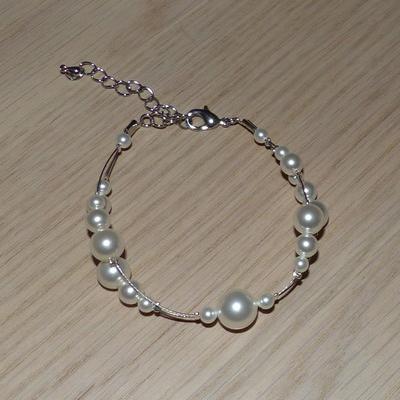 Bracelet mariage blanc