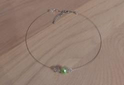 Collier vert cristal